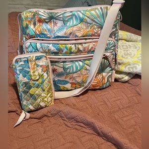 Vera Bradley Purse and Wallet Set